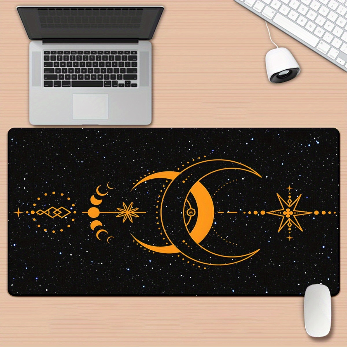 Gaming Keyboard Brand - Tappetino per mouse Brand Moon Black