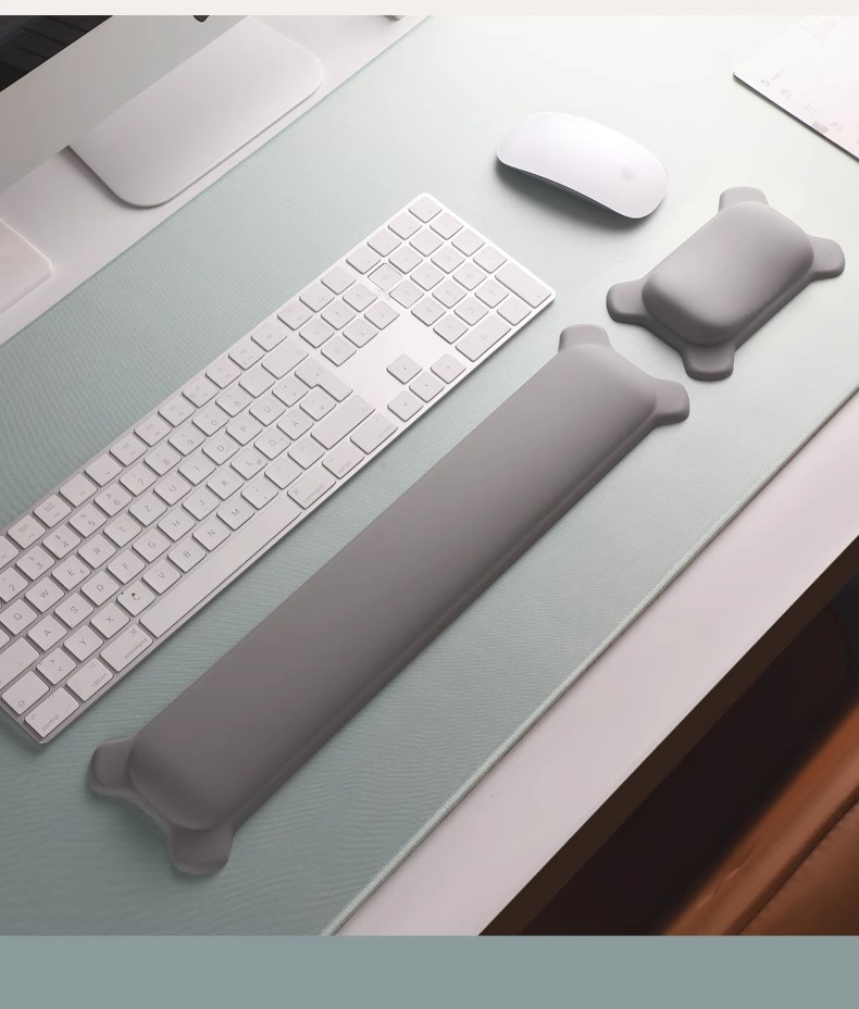 Keyboard Mouse Bundle Gaming - Poggiapolsi per mouse in silicone Poggiamano