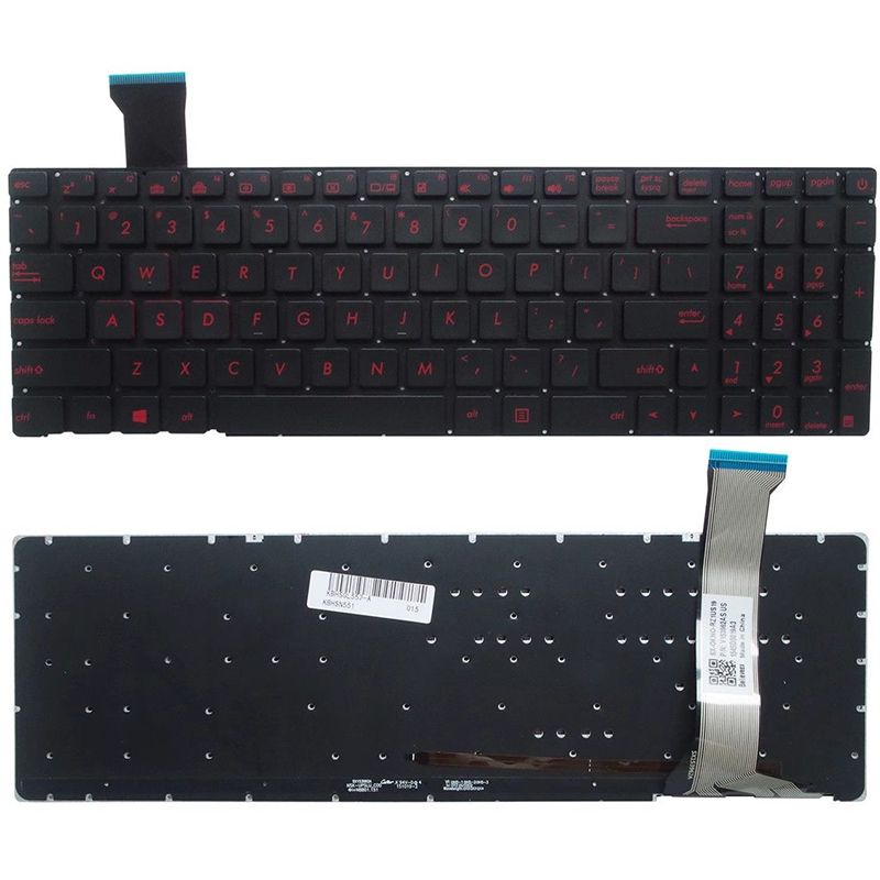 Gaming Keyboard Asus - Tastiera portatile americana PER ASUS GL552