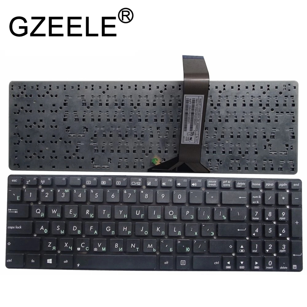 Gaming Keyboard Asus - Tastiera russa del computer portatile per