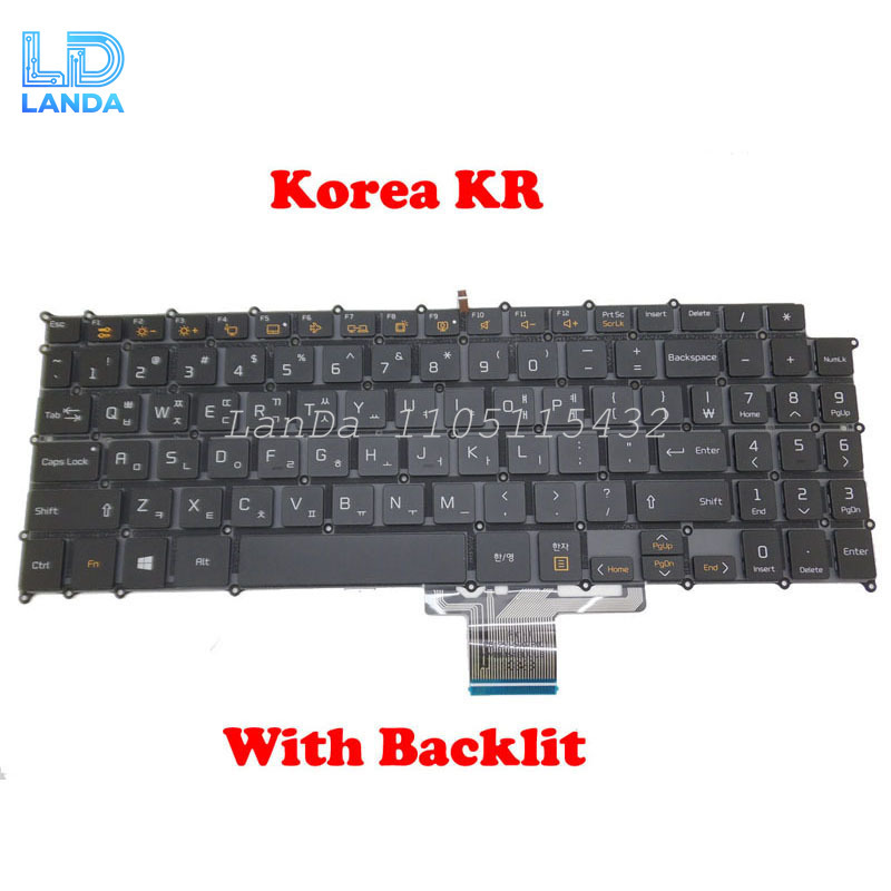 Gaming Keyboard Backlit - Tastiera americana inglese coreana KR retroilluminata