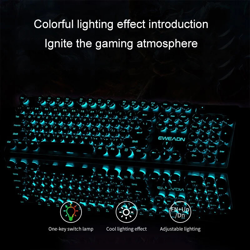Set Tastiera e Mouse Stile Ret - Gaming Keyboard Backlit recensione e prezzo