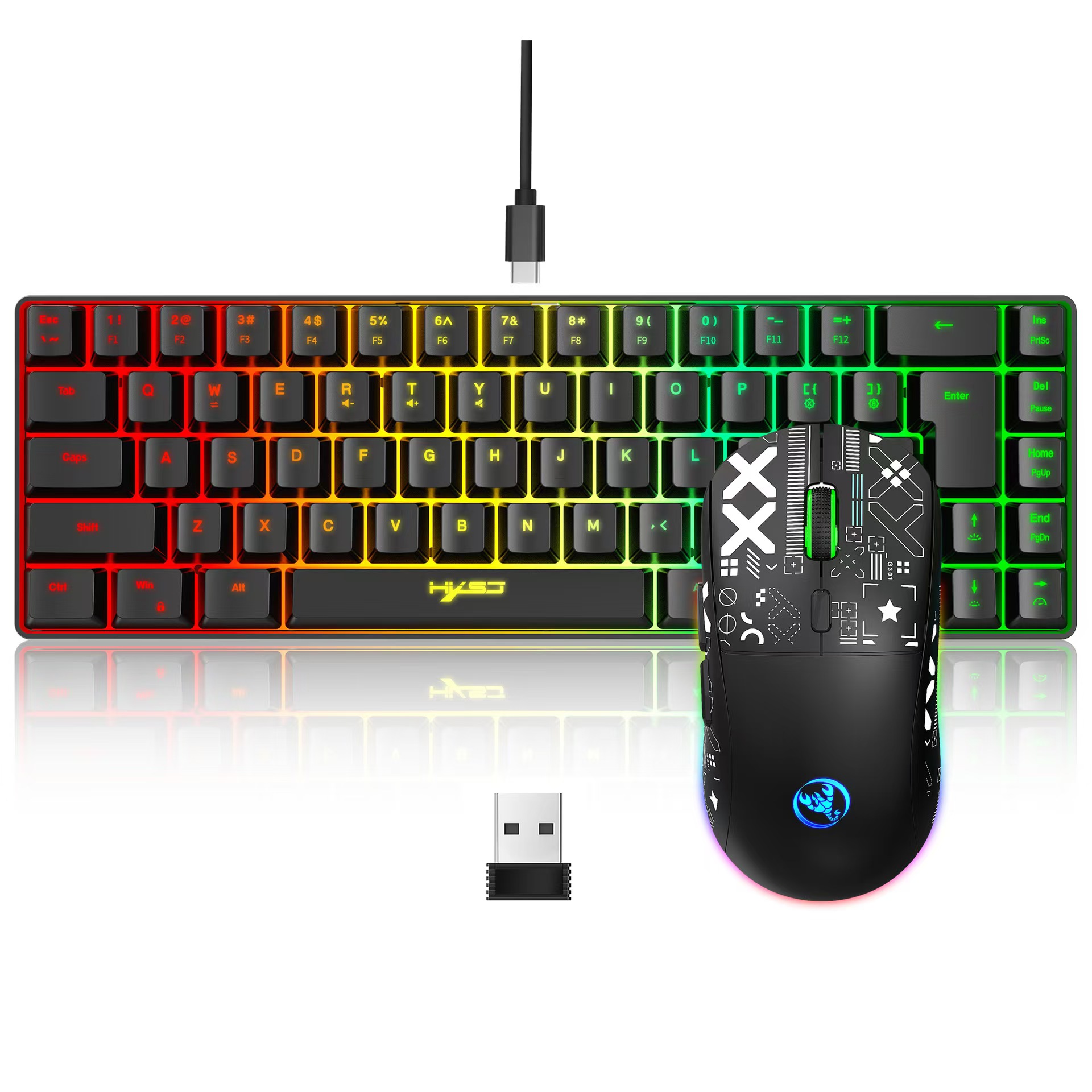 Set combinato tastiera e mouse - Keyboard Mouse Bundle Gaming recensione e prezzo