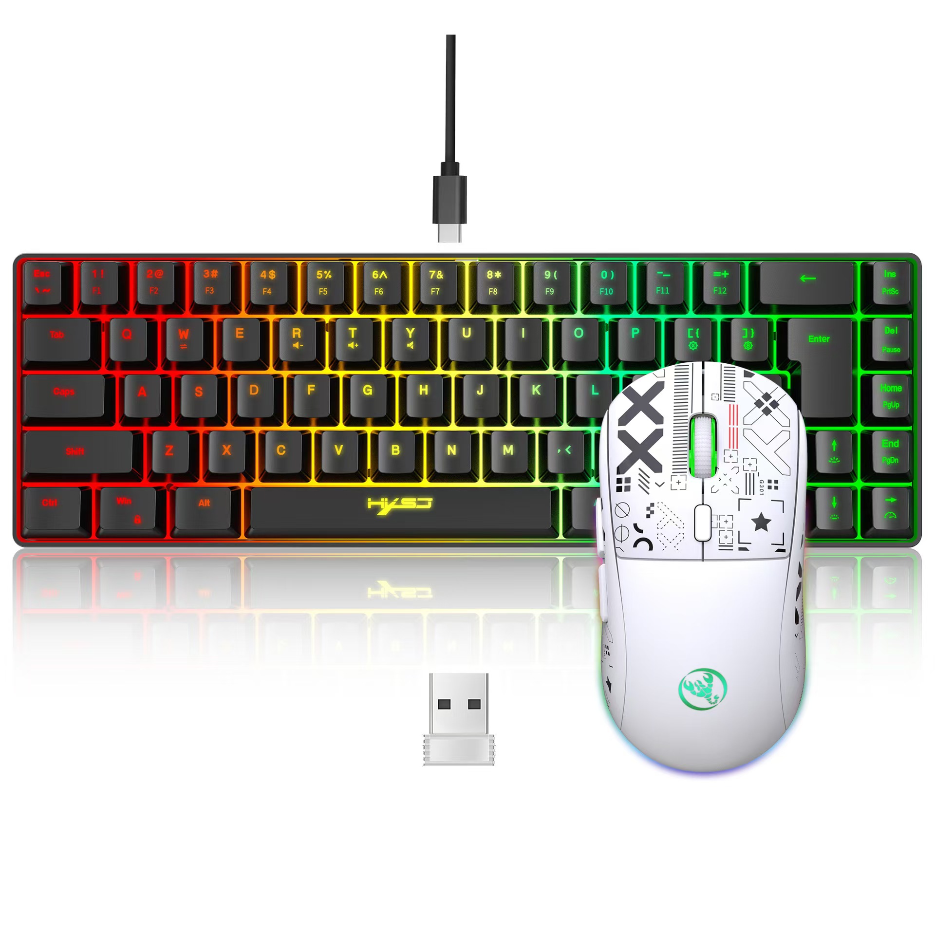 Set combinato tastiera e mouse - Keyboard Mouse Bundle Gaming recensione e prezzo