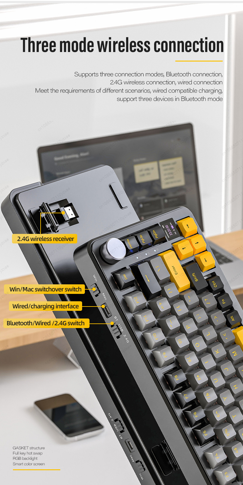 Nuova Tastiera Meccanica AL66  - Gaming Keyboard Affordable recensione e prezzo