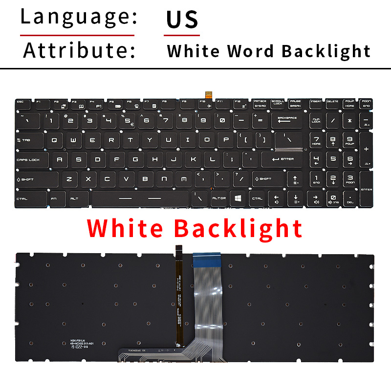 US/RU/SP/FR/TR/AR/NE Tastiera  - Gaming Keyboard Backlit recensione e prezzo