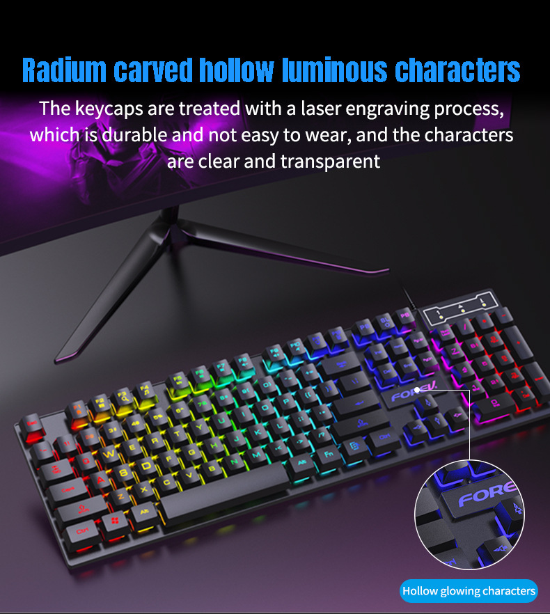 Tastiera Meccanica Retroillumi - Keyboard Mouse Bundle Gaming recensione e prezzo