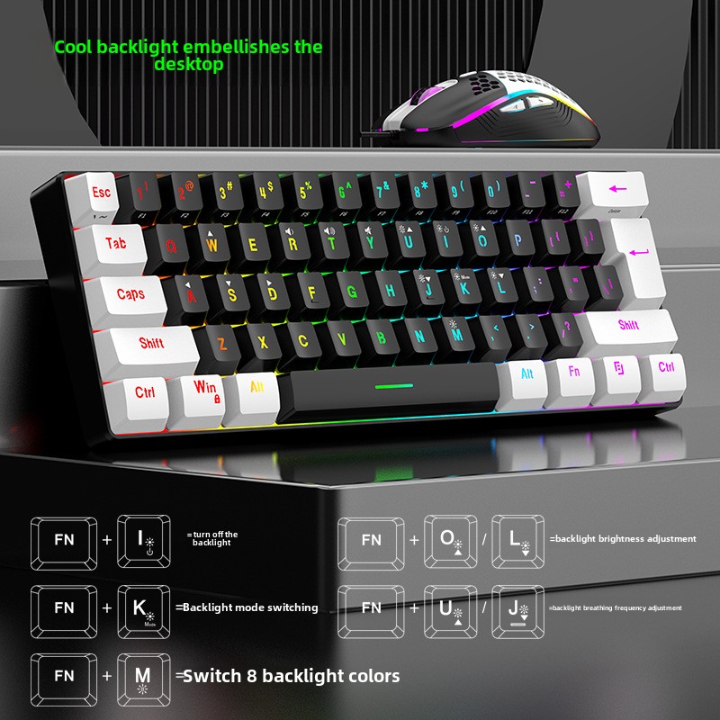 Set Tastiera e Mouse Gaming RG - Keyboard Mouse Bundle Gaming recensione e prezzo